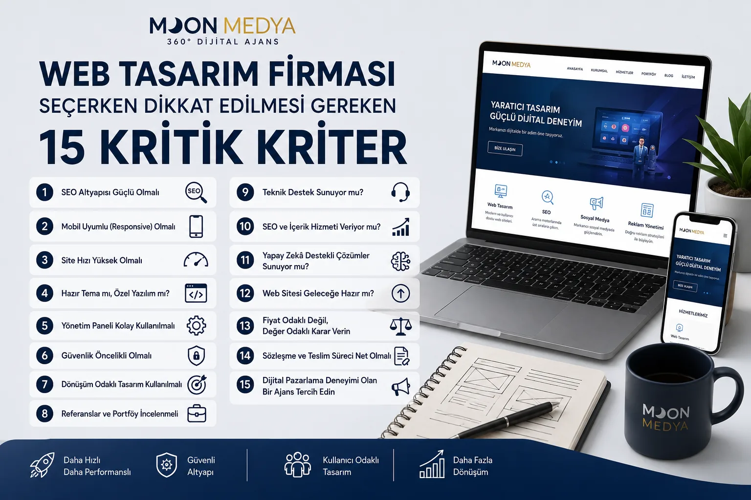 Web Tasarım Firması Seçerken Dikkat Edilmesi Gereken 15 Kritik Kriter (2026 Rehberi)
